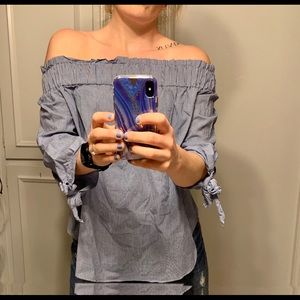 H&M off the shoulder top